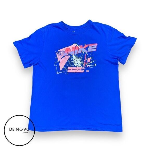 Nike Other - Nike Mens The Tee Graphic T-shirt Size  Large Blue